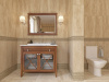 Бордюр настенный Armonia Travertino Antico Sand Zocalo 16,5x25 в Керчи