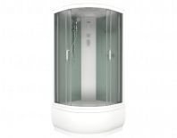 Душ.Каб. Корса-Есо 90х90, (бел.,шторка грейп ) Душ.Каб. Корса-Есо 90х90, (бел.,шторка грейп ) в Керчи