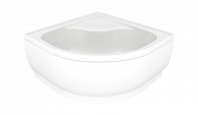 Поддон Корса 90х90 полукруглый глубокий Поддон Корса 90х90 полукруглый глубокий в Керчи